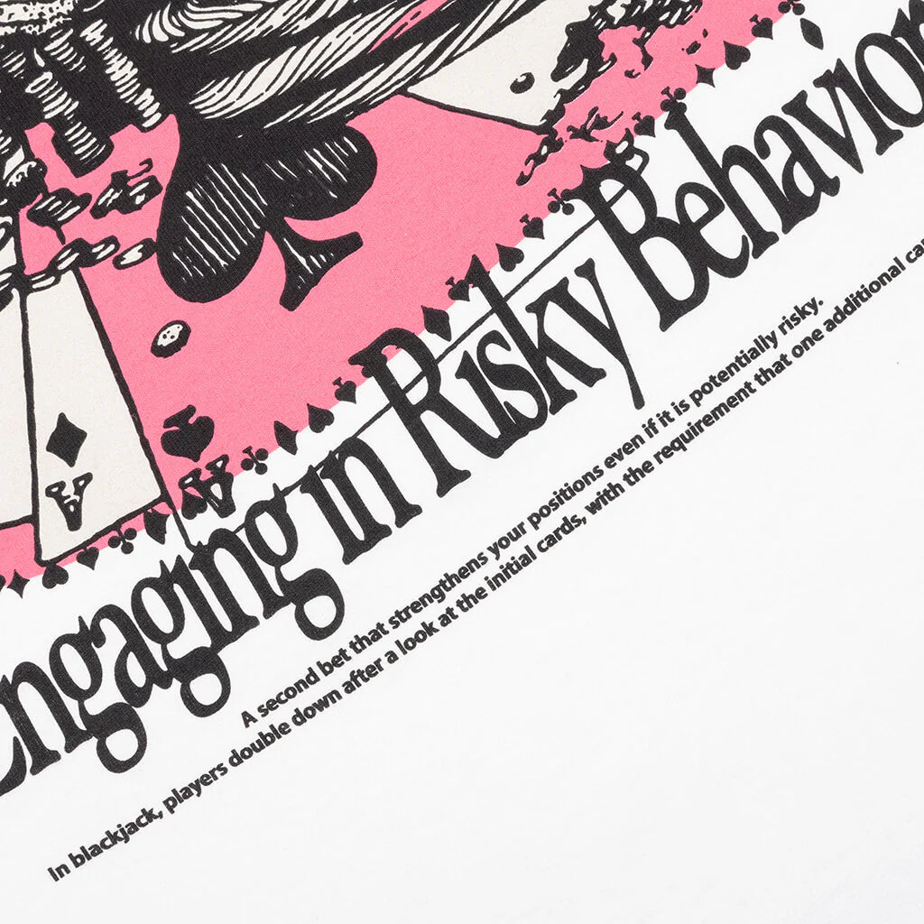 Risky Behavior Tee Marshmallow