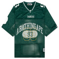 Line Camo Multi Logo Relaxed Fit Football Jersey Green
