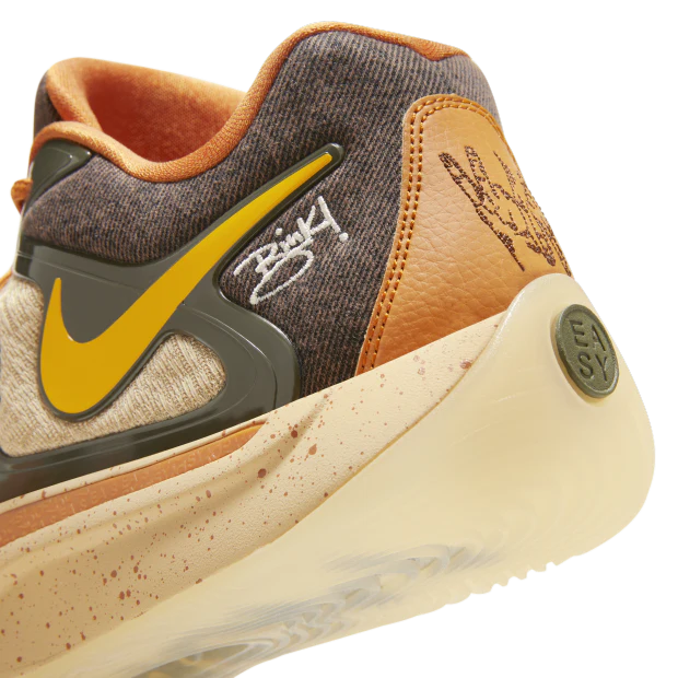 Tenis Nike KD17 Bege Amarelo