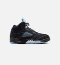 Air Jordan 5 Retro Black Carolina Mens Lifestyle Shoe Black University Blue White