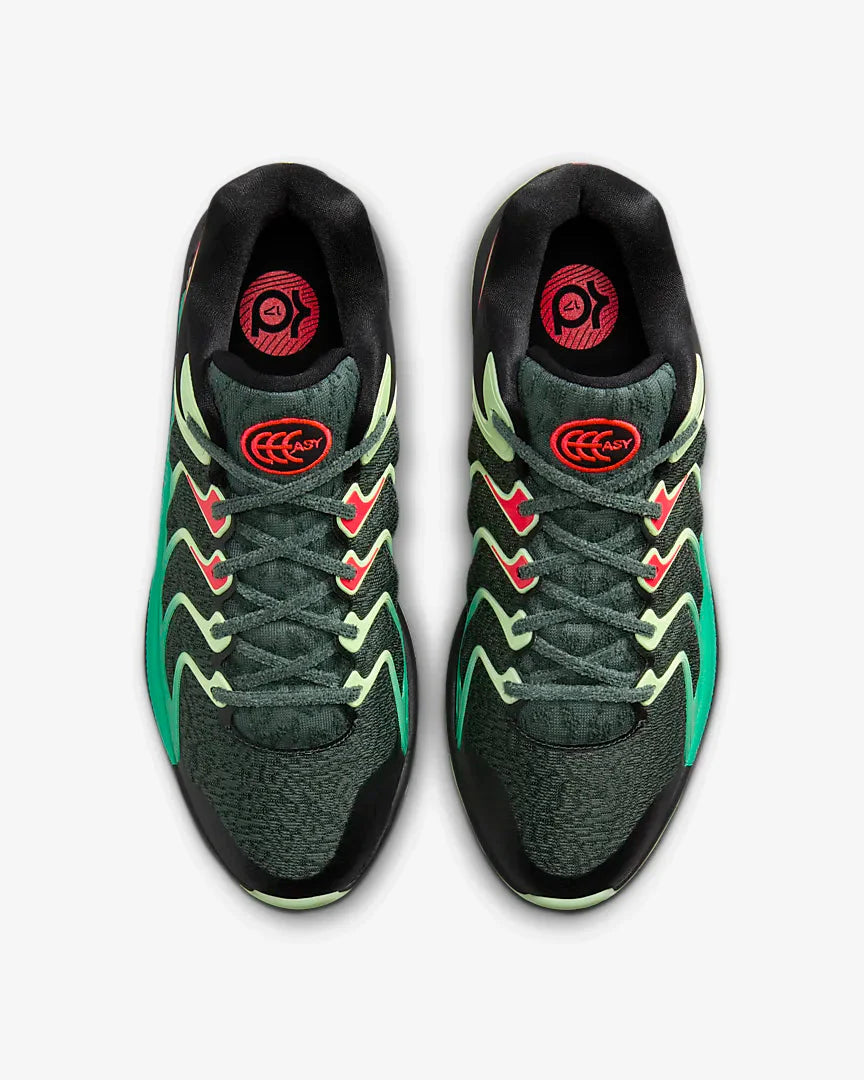 Tenis Nike KD17 Verde Preto Vermelho