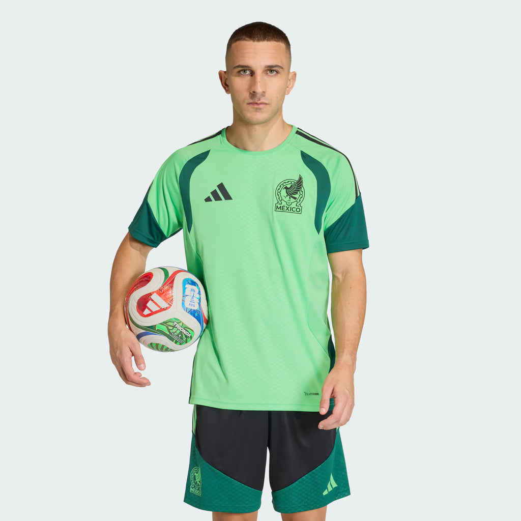 adidas Mexico 26 Tiro Training Mens Soccer Jersey Green