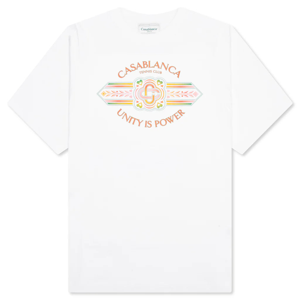 Unity Is Power T Shirt White
