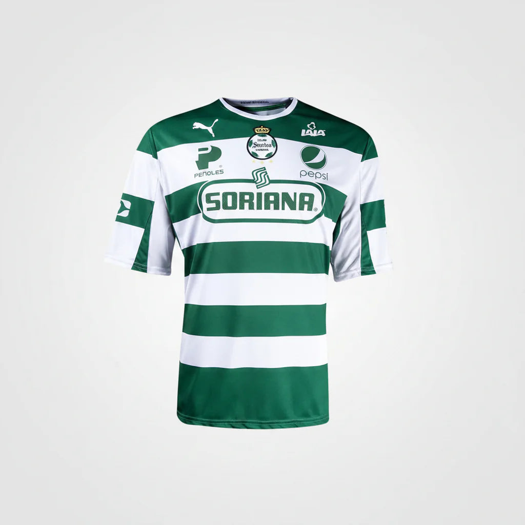 PUMA Santos Home Jersey 2012 13 White Green