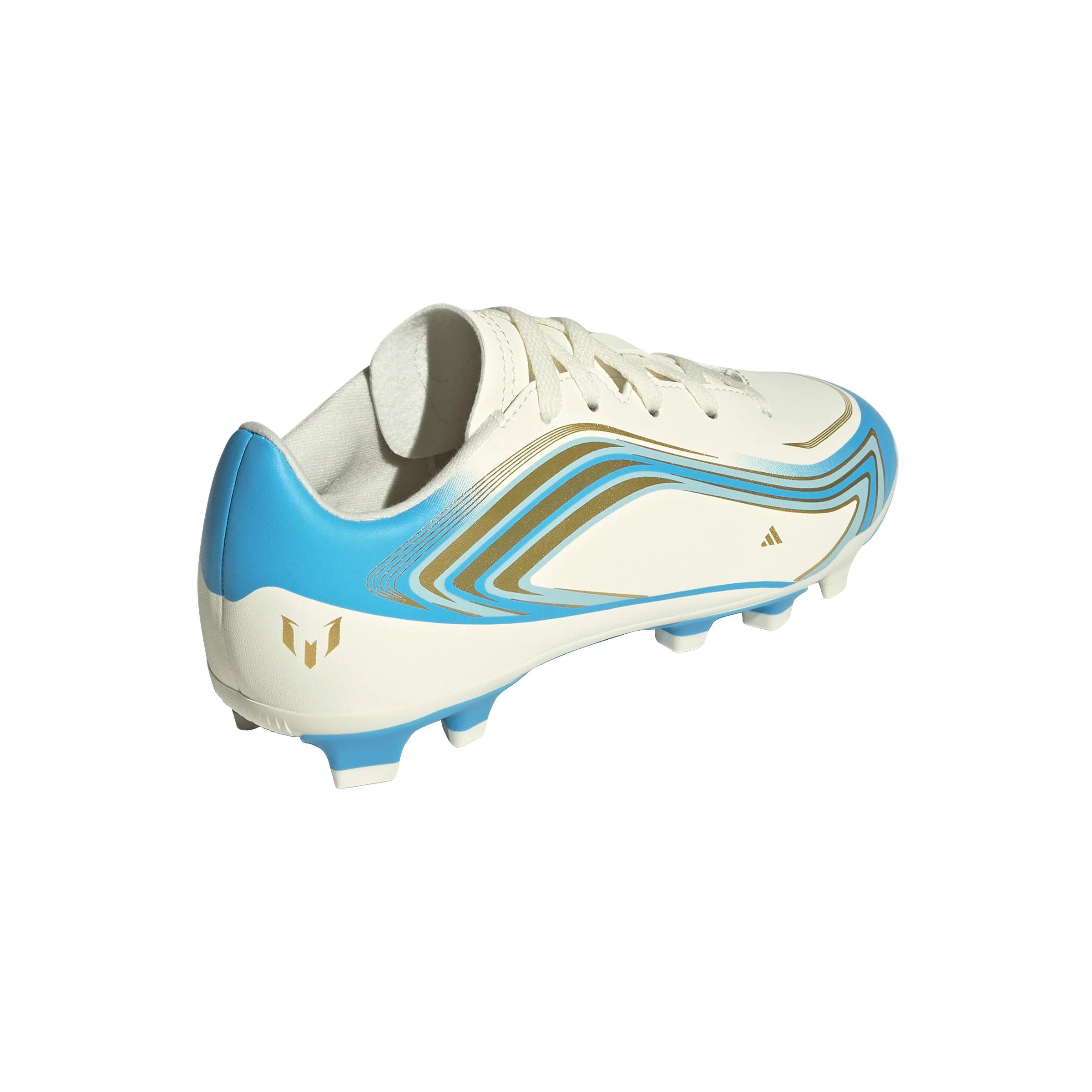 adidas F50 Messi Club FG MG Firm Ground Multi Ground Youth Soccer Cleats Blue