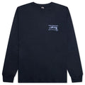 Smooth Int L S Tee Navy