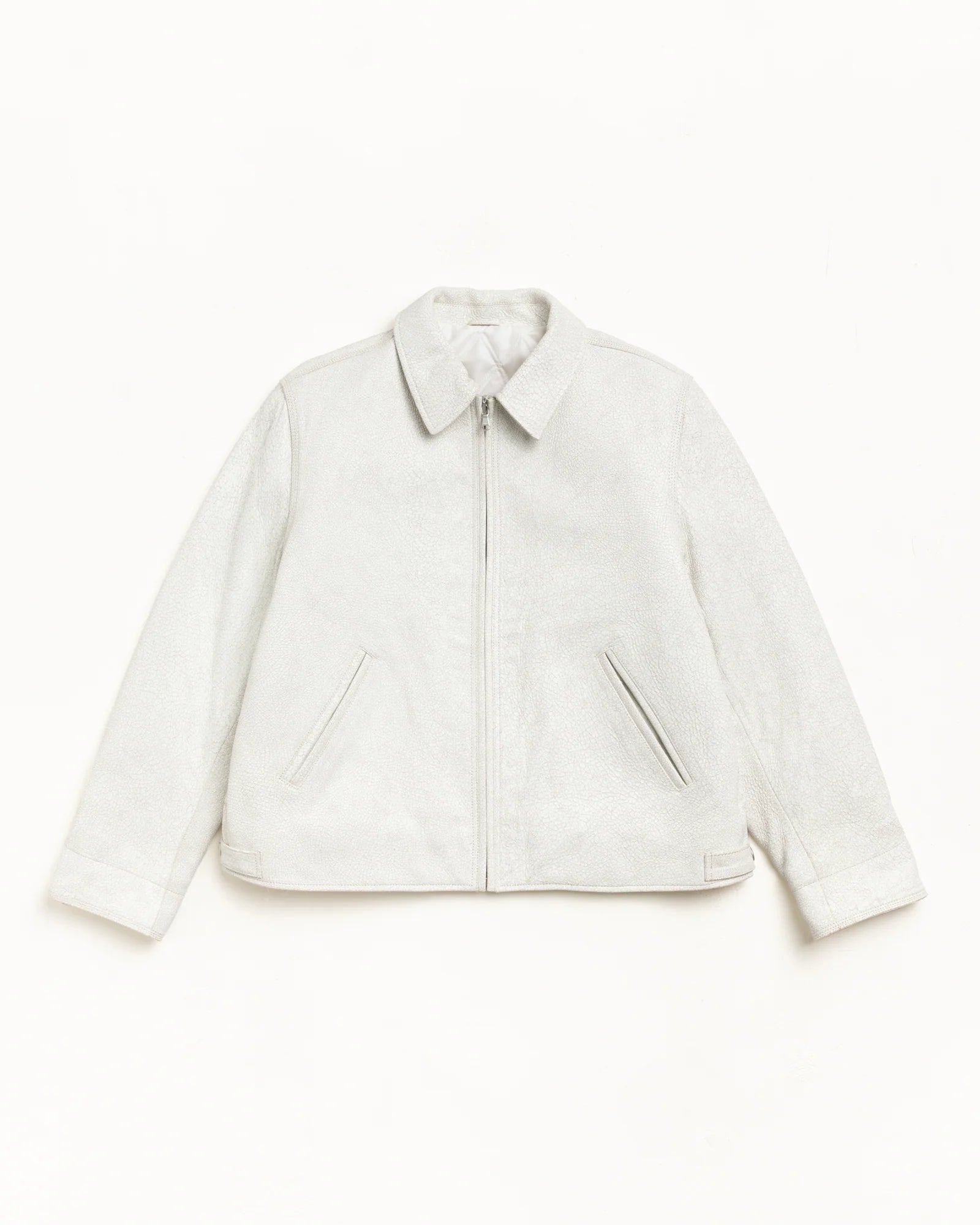 GARAGE JACKET CRACKED LEATHER