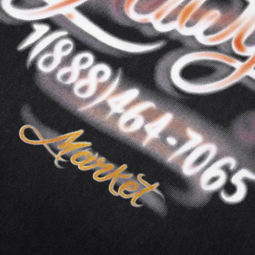 Airbrush Call My Lawyer T Shirt Washed Black
