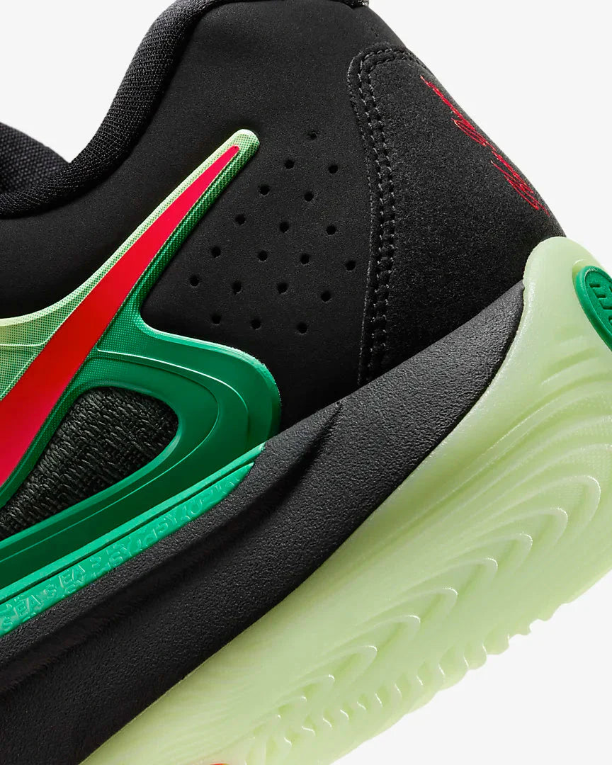 Tenis Nike KD17 Verde Preto Vermelho