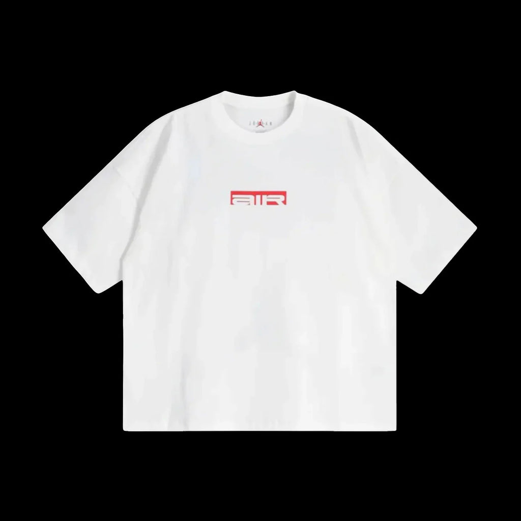 Air Jordan Air T Shirt White Red