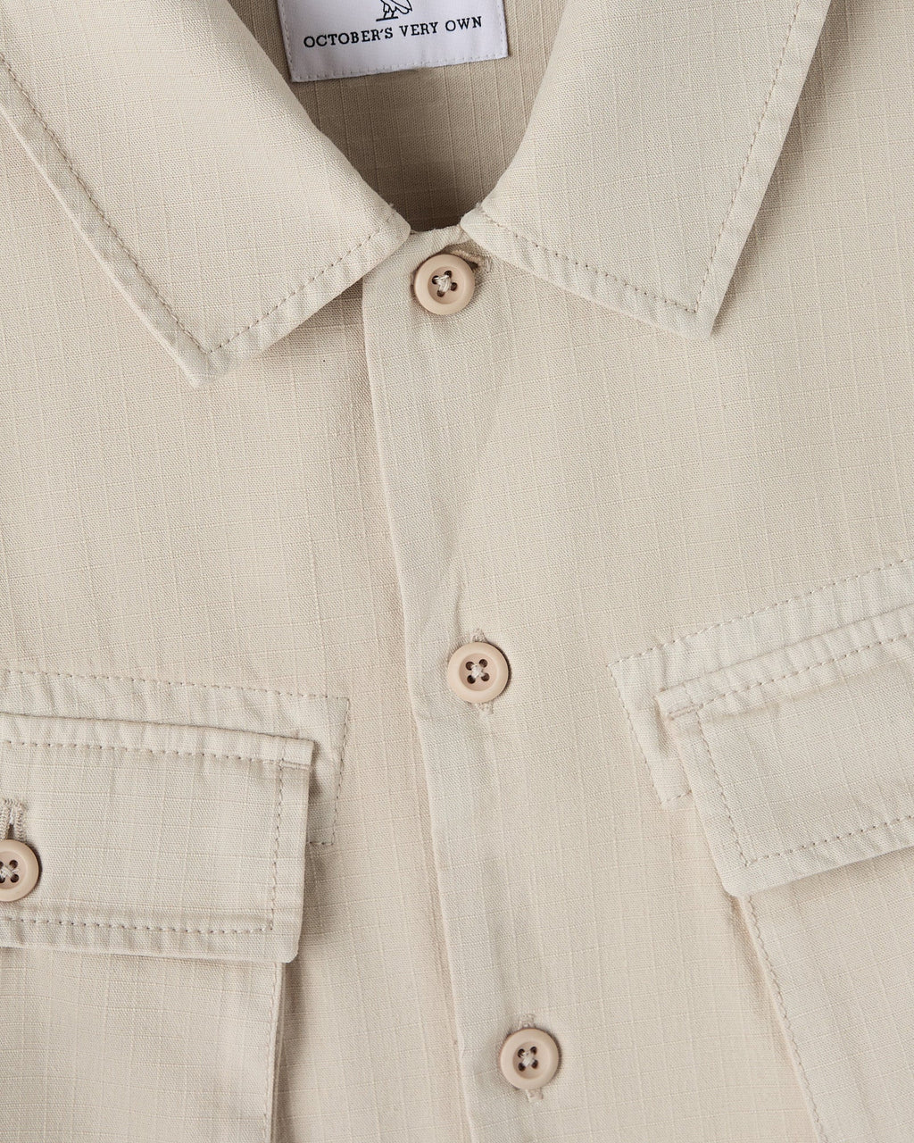 Linen Ripstop Camp Shirt Sandstone