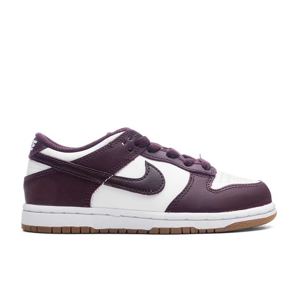Dunk Low BP PS White Burgundy Crush Gum Light Brown