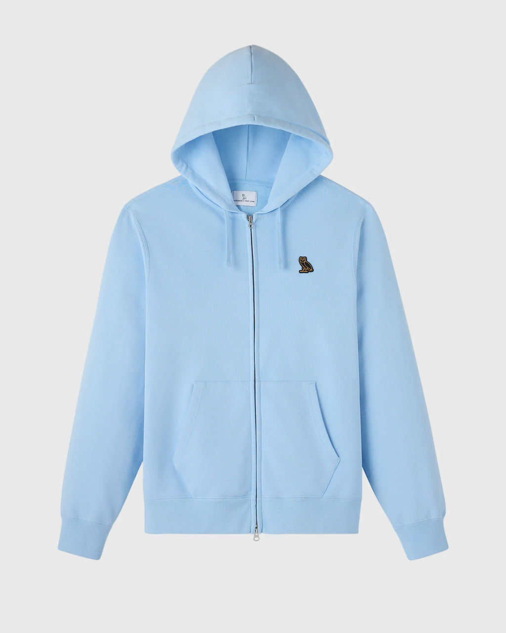 Classic Full Zip Hoodie Light Blue