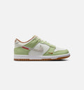 Dunk Low Grade School Lifestyle Shoe Sail Light Bone White Olive Aura