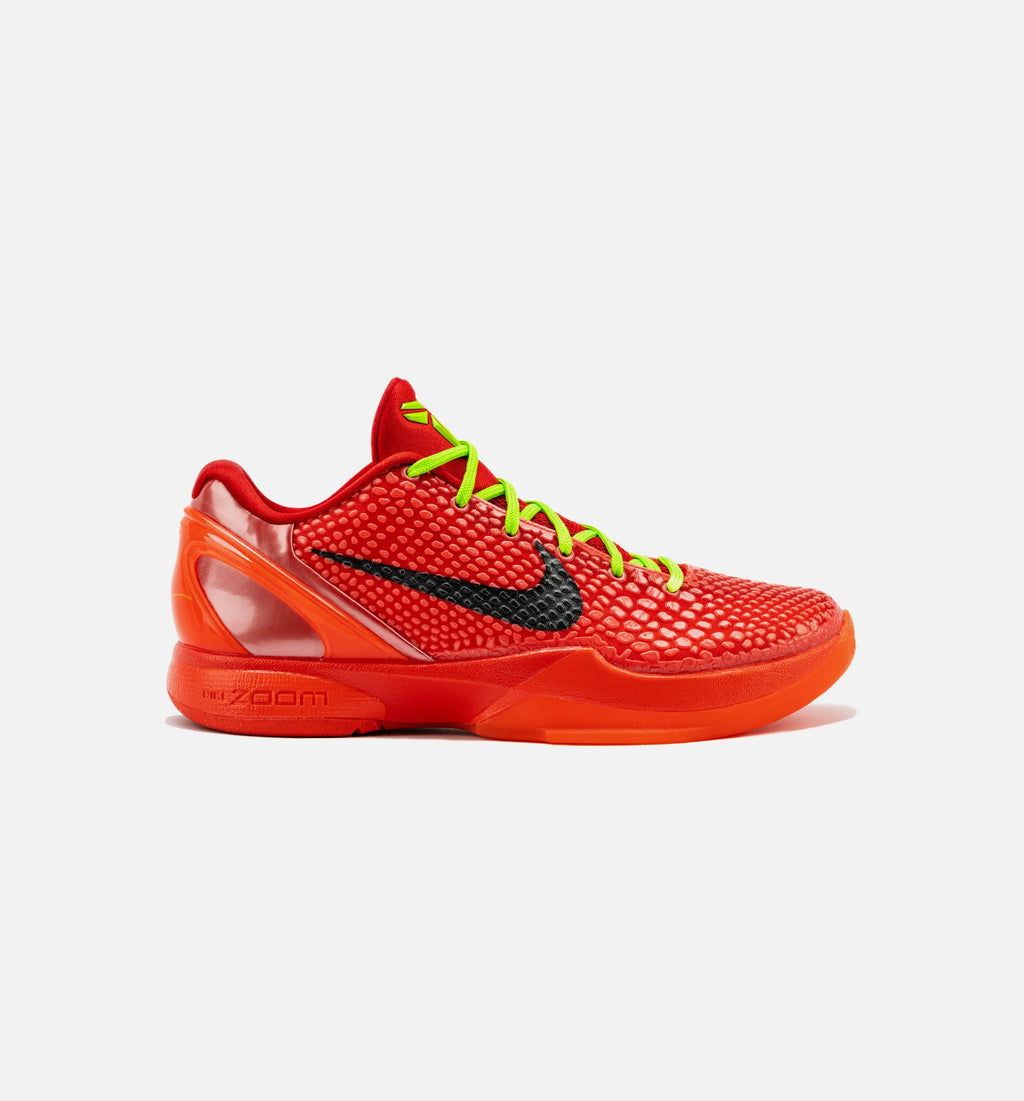 Kobe VI Protro Reverse Mens Basketball Shoe Bright Crimson Black Electric Green Limit One Per Customer