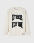 Heritage Long Sleeve Football Tee Cream