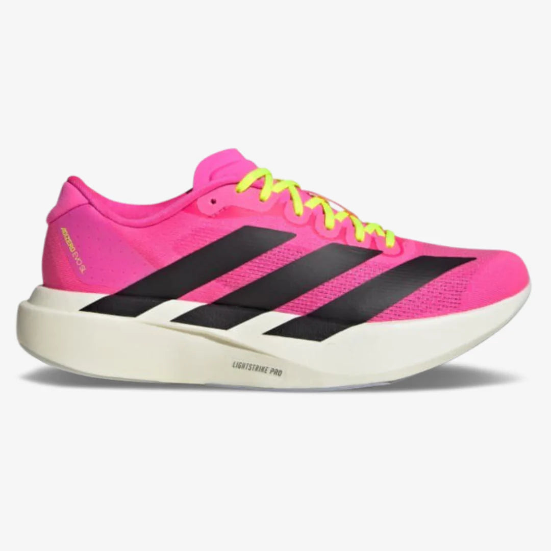 Tênis Adidas Adizero Evo SL Branco Rosa Preto