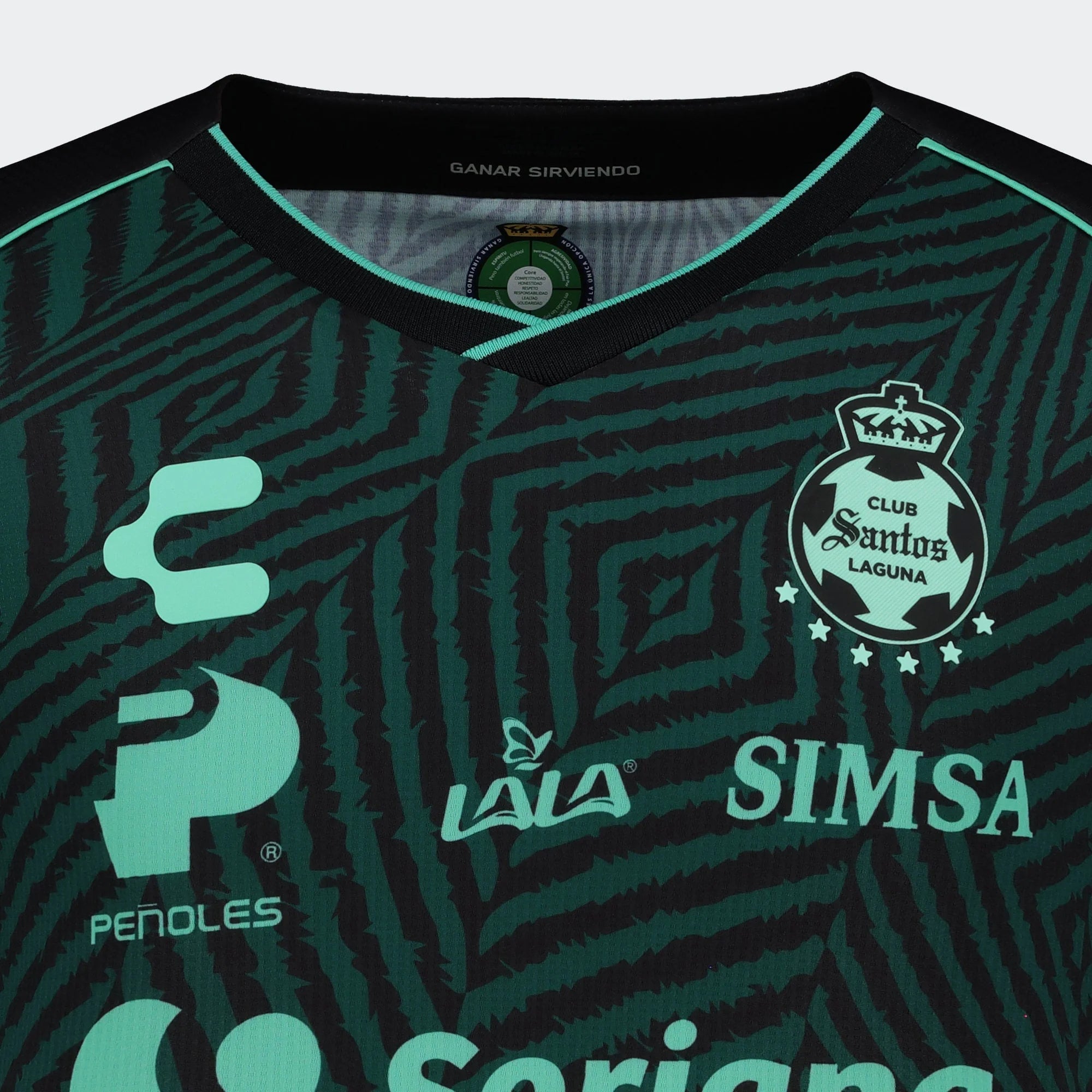 Charly Santos Away Jersey 24 Authentic Green
