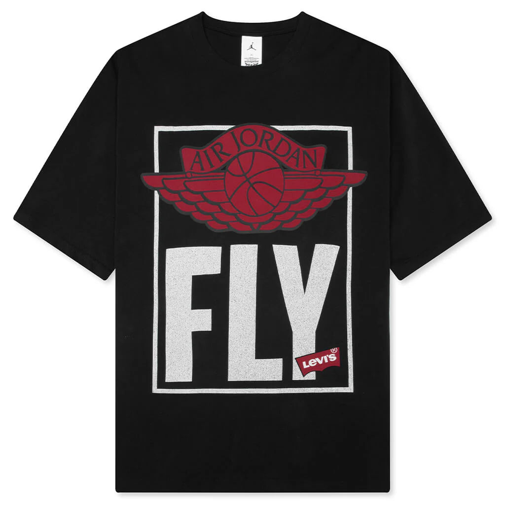 Jordan x Levis S S Tee Black