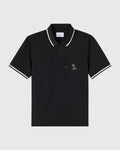 OVO Golf Stretch Nylon Polo Black