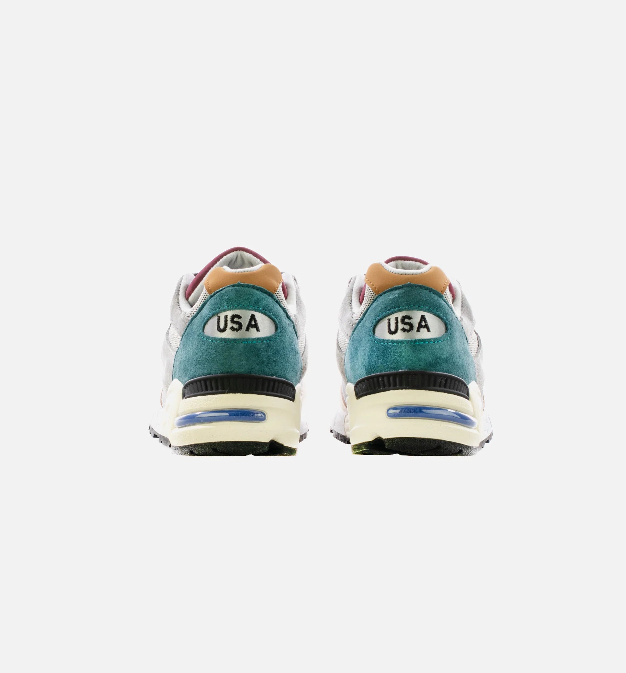 Made in USA 990v2 Grey Multi Mens Running Shoe Grey Tan Multi