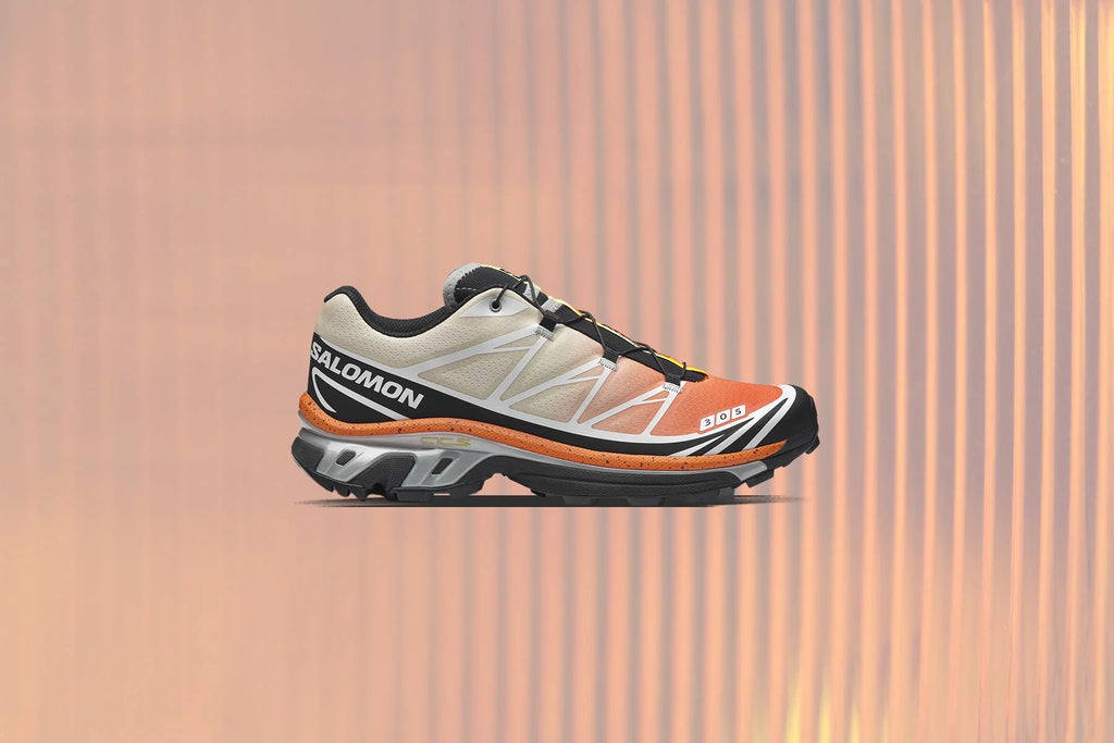 Salomon x Andrew Miami XT 6 Shocking Orange Transparent Yellow Black