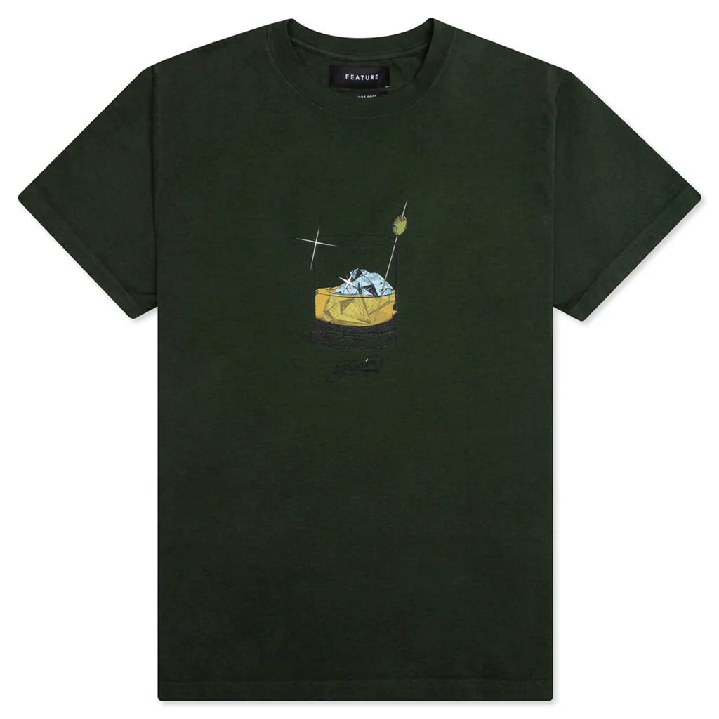 The Rocks Tee Kombu Green