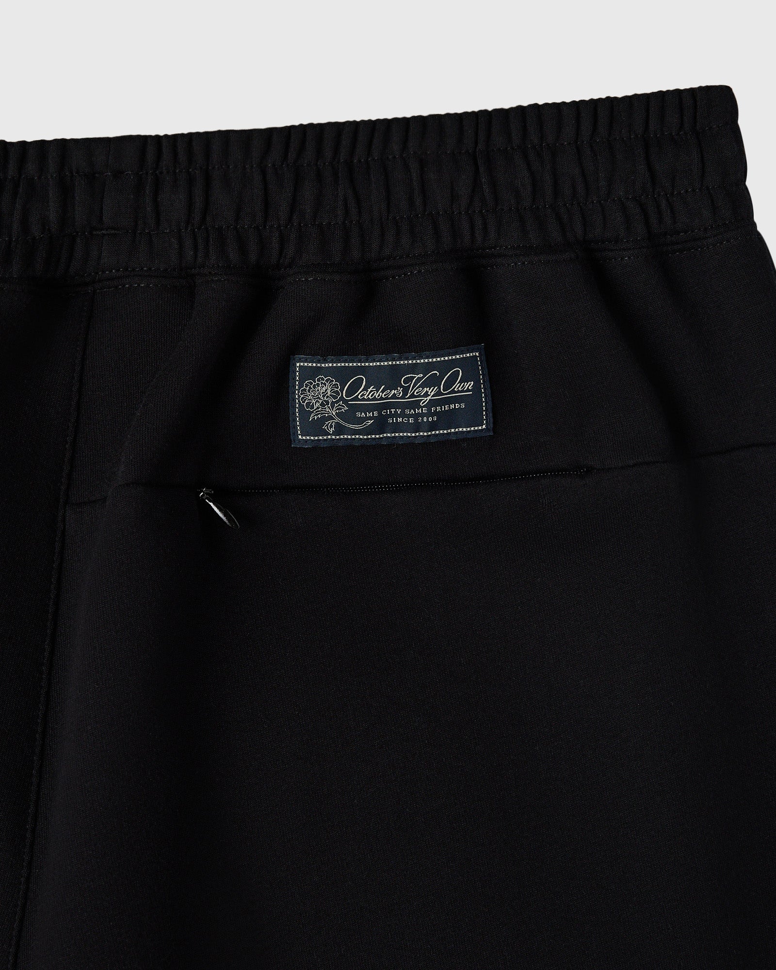 Double Knit Script Sweatpant Black