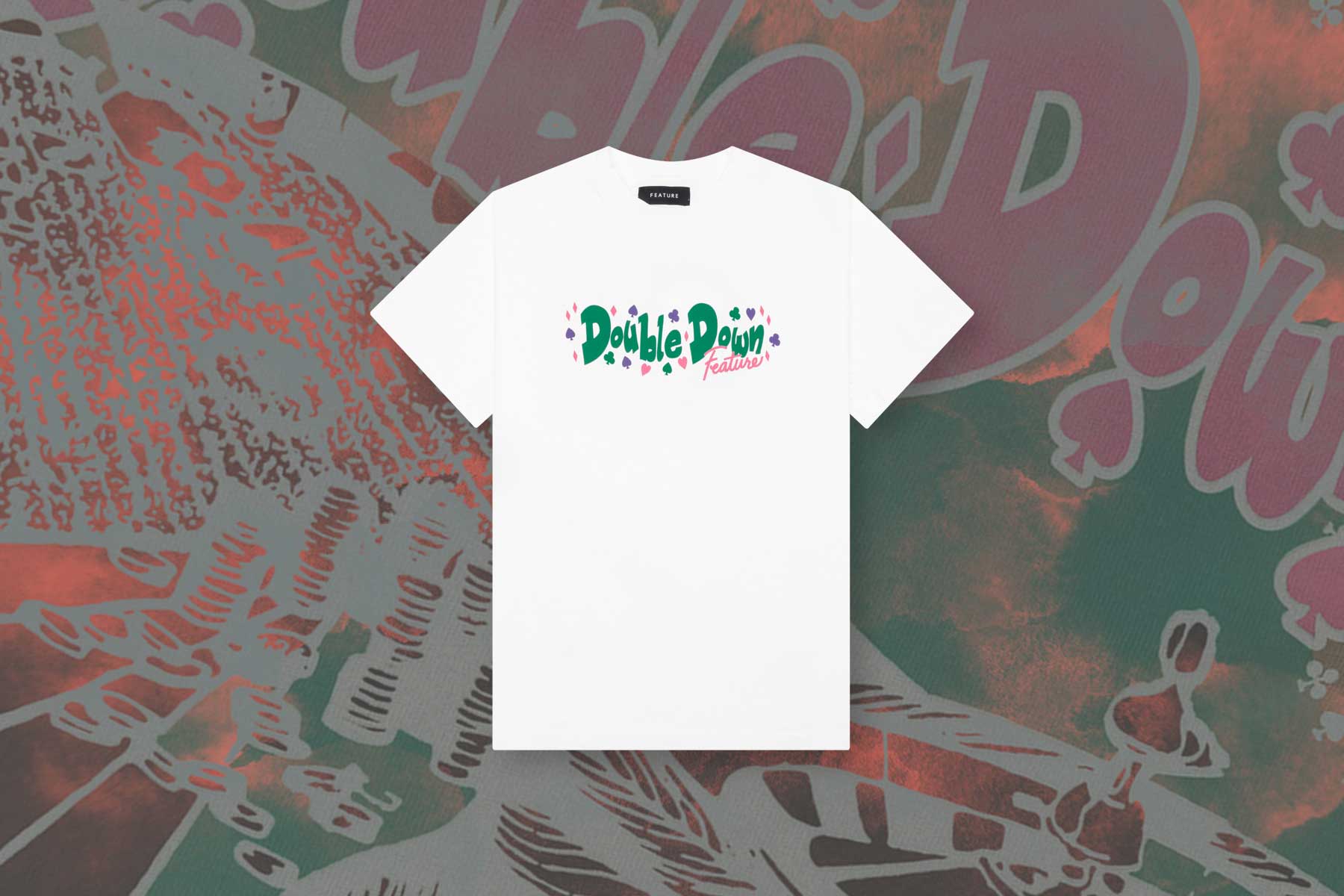 Straight Flush Tee Marshmallow