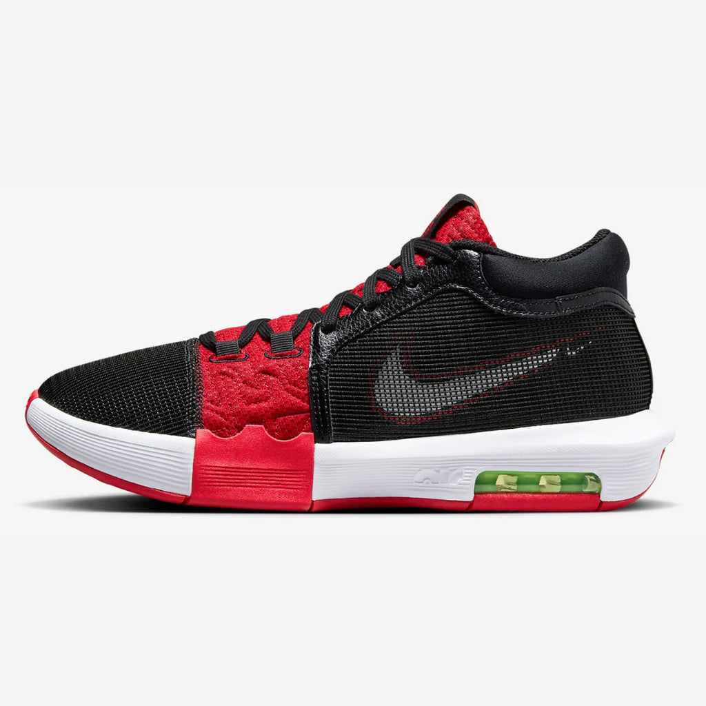 Tênis Nike Lebron Witness VIII Pretop Branco Vermelho