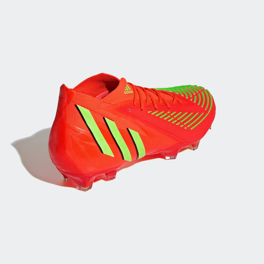 adidas Predator Edge1 FG Firm Ground Boots Solar Red Solar Green Black