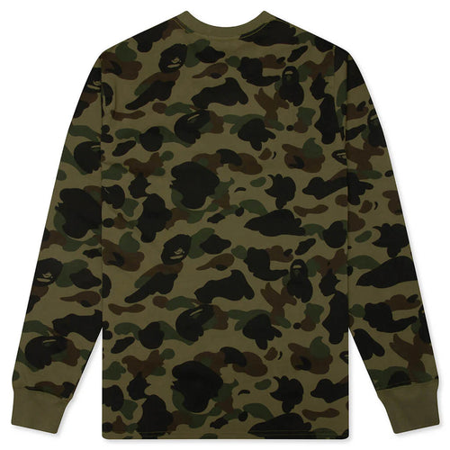 1st Camo One Point L S Tee Green