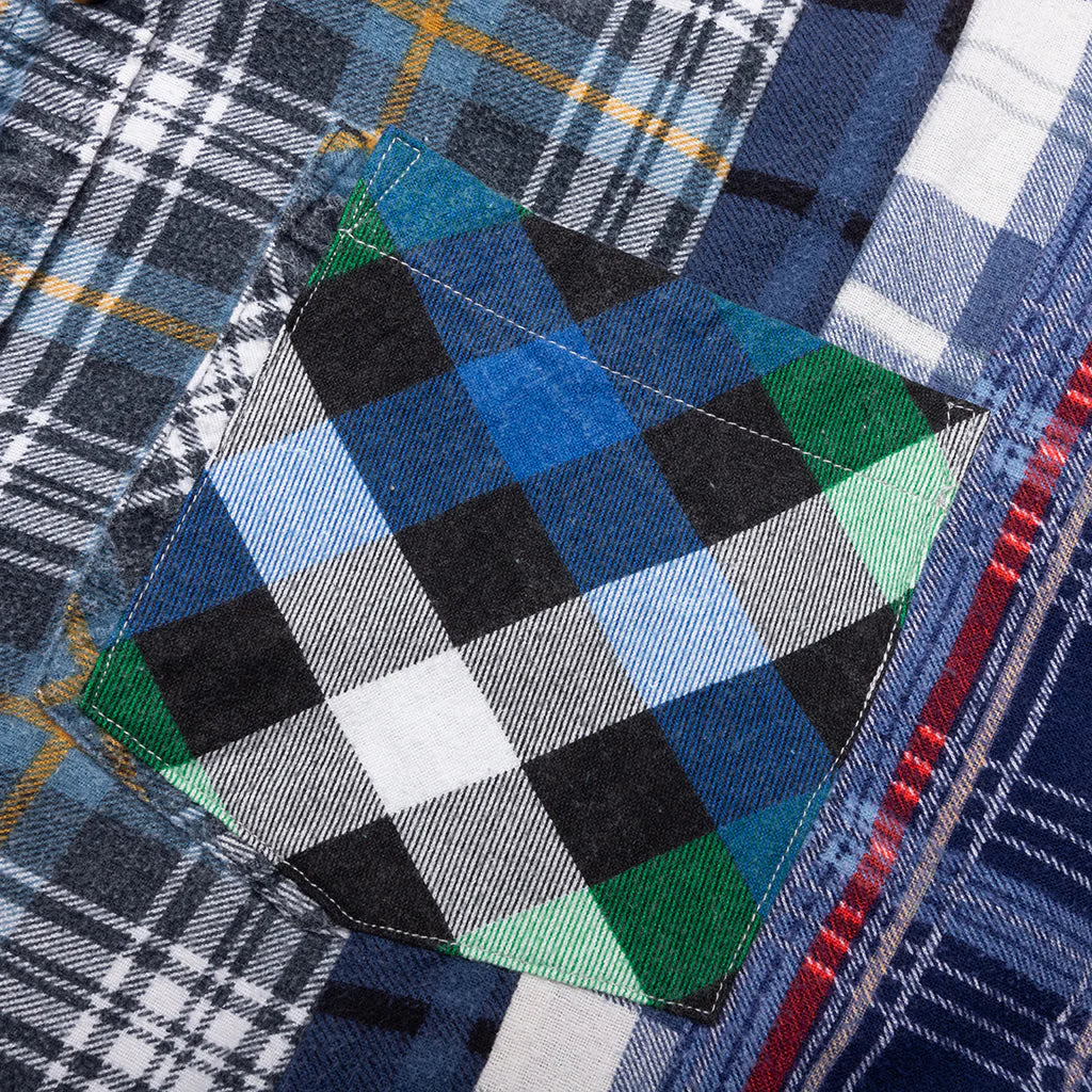 7 Cuts Flannel Shirt Assorted