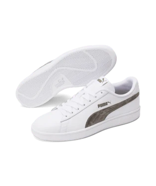 PUMA Smash V2 L Camo White