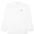 Oxford BD L S Shirt White