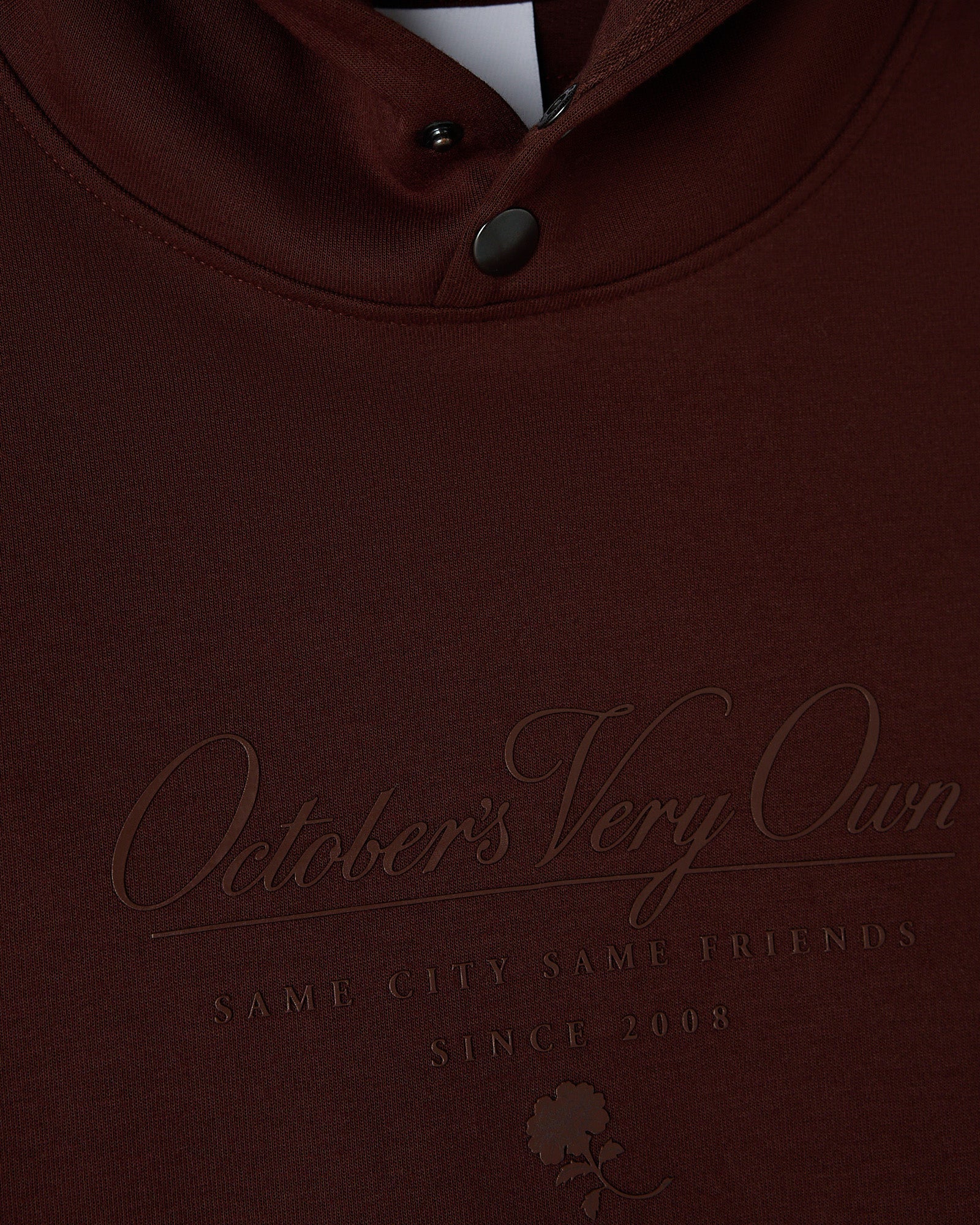 Double Knit Script Hoodie Cocoa