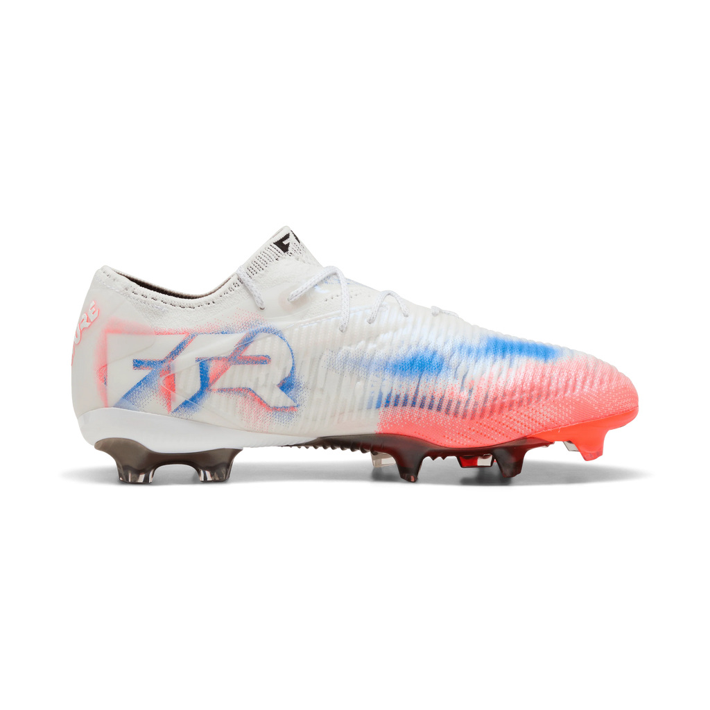 PUMA Future 8 Ultimate Low Firm Ground Soccer Cleats White Black
