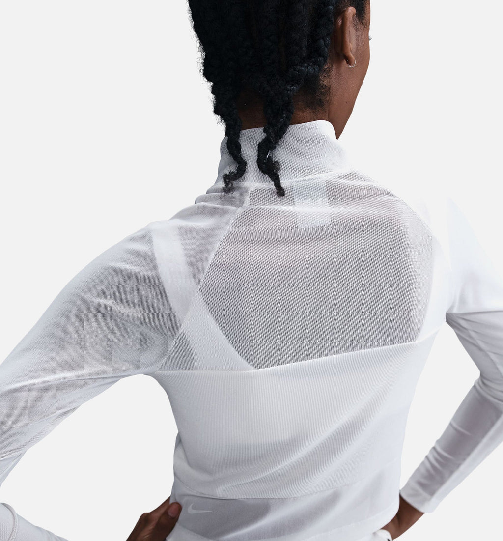 Kobe Cropped Womens Long Sleeve Shirt Sail