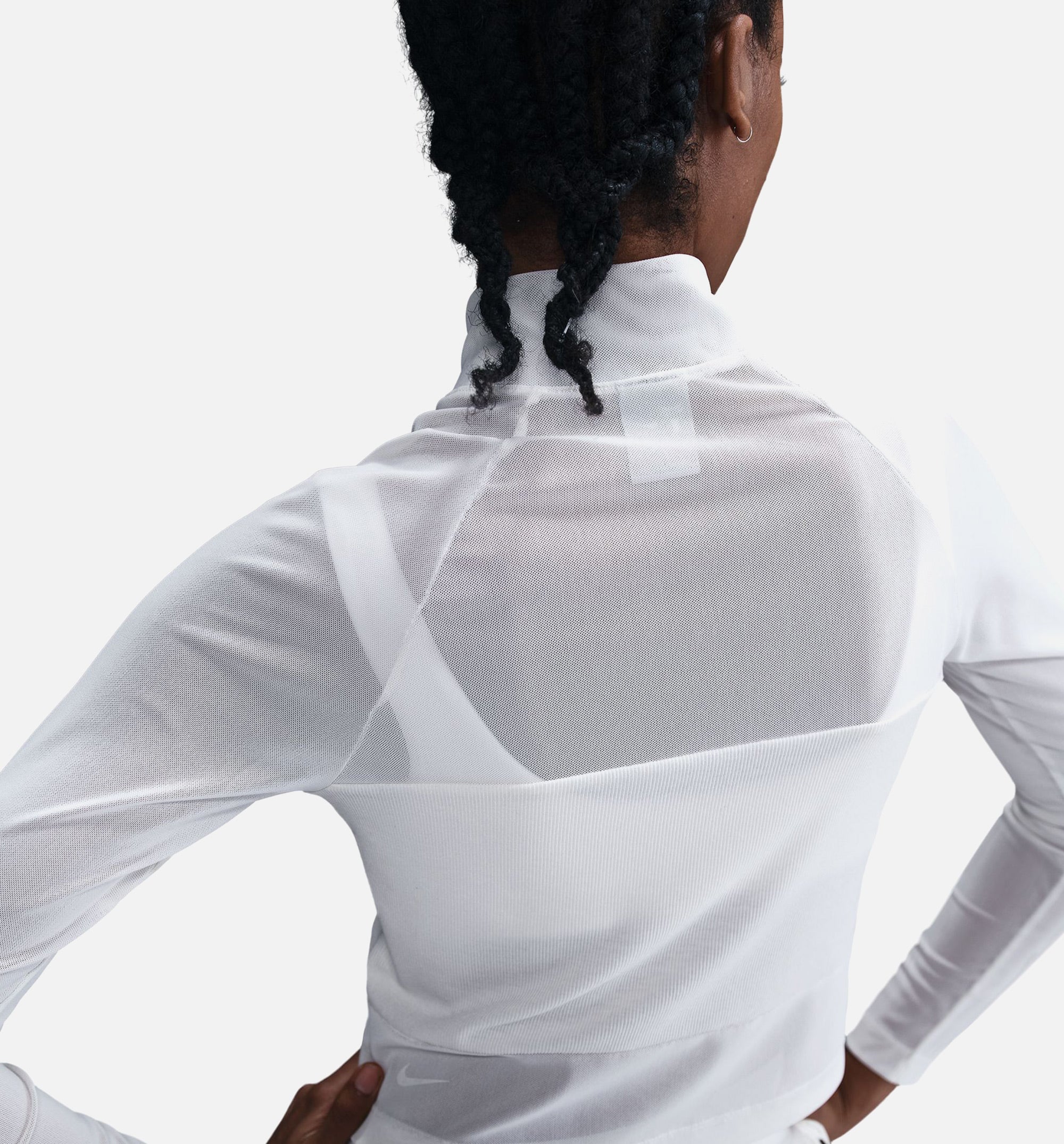 Kobe Cropped Womens Long Sleeve Shirt Sail