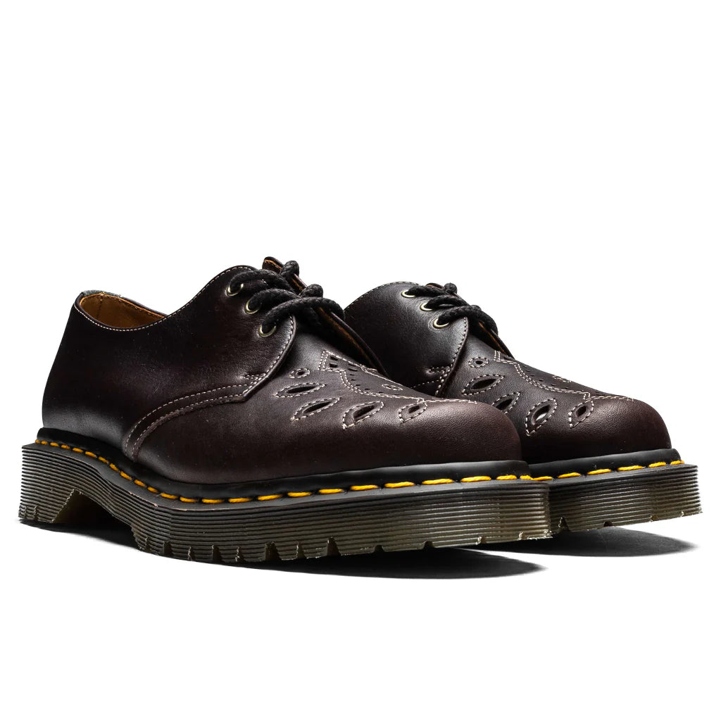 1461 Chestnut Brown Pea Green