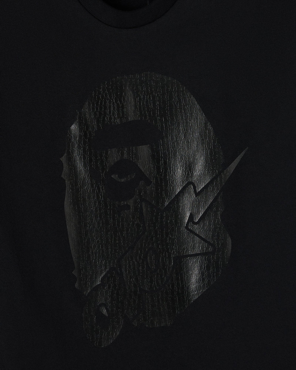 BAPE OVO Sta Crocodile Print Tee Black
