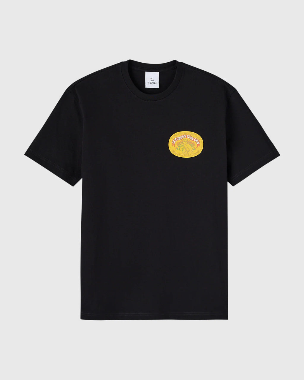 Pom Pom Banner Tee Black