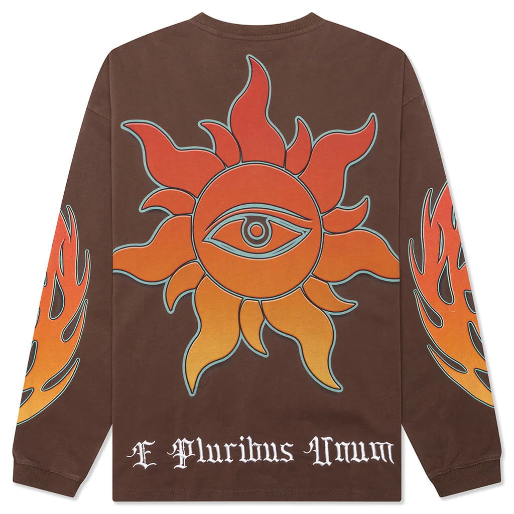 On The Run L S Tee Mocha