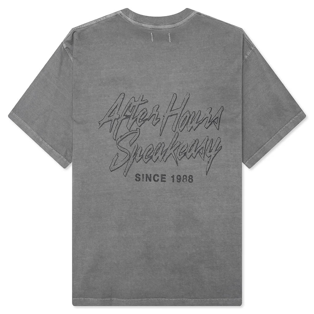 After Hours Speak Easy S S Tee Grey