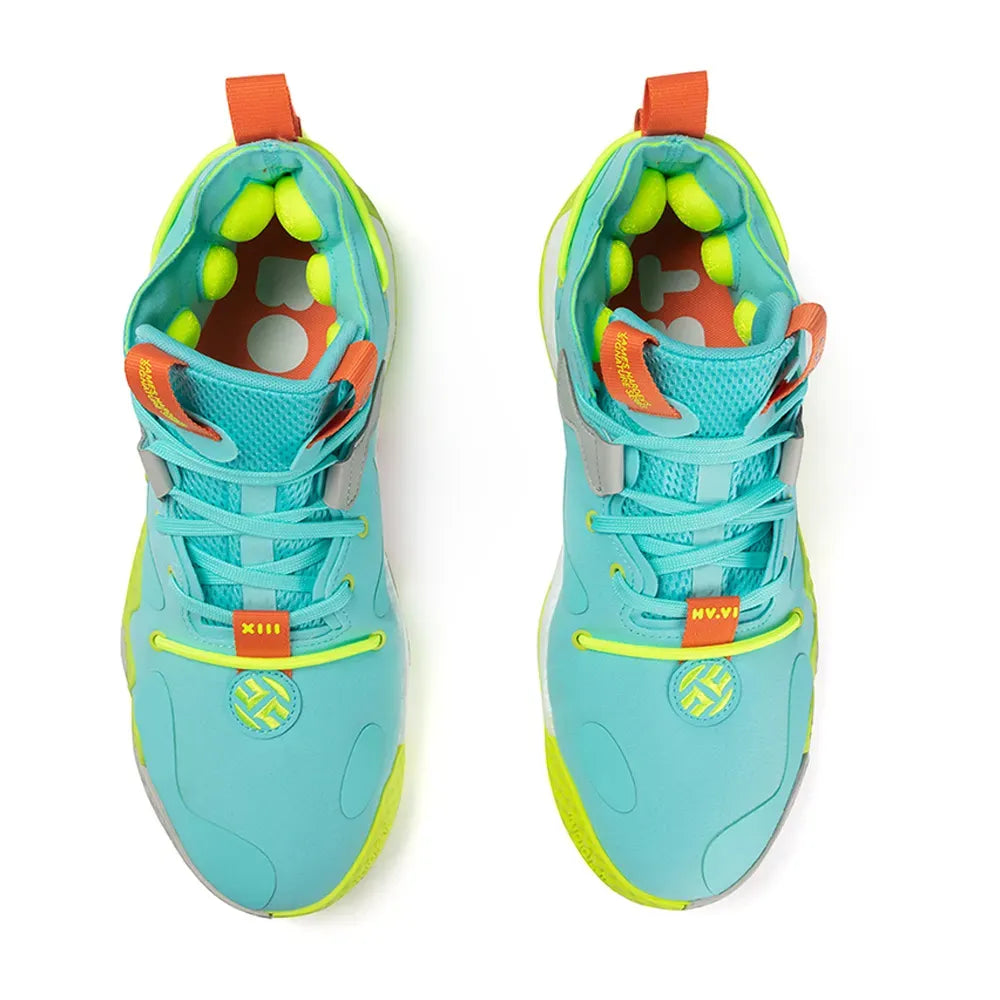 Tênis Adidas Harden Vol 6 Pulse Aqua Solar Yellow