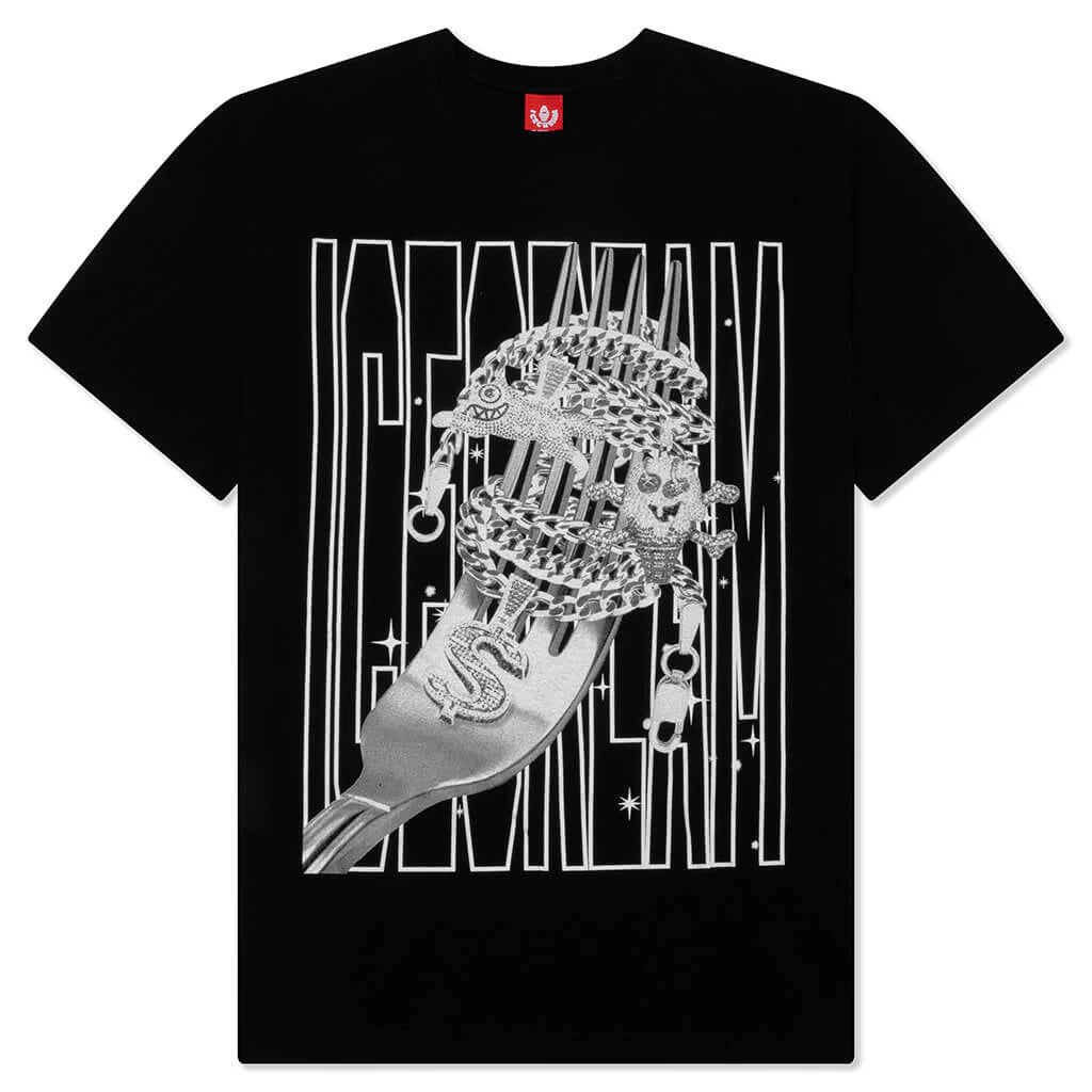 Pasta S S Tee Black