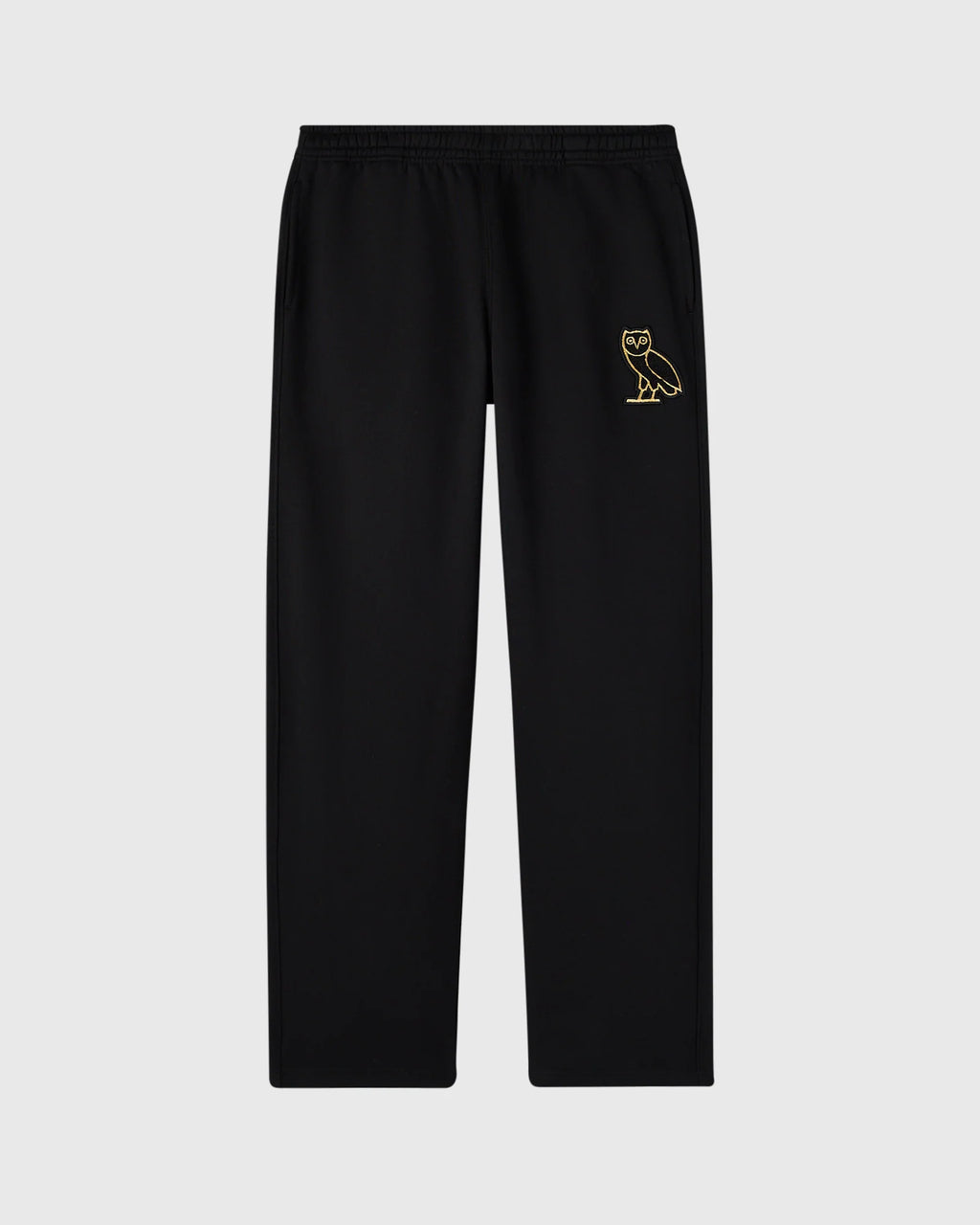 Signature Open Hem Sweatpant Black
