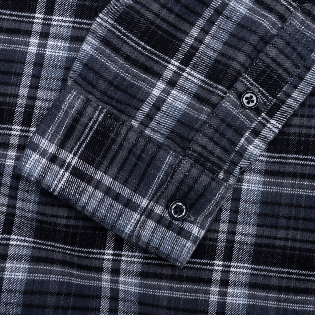 Clan Tartan L S Check Shirt Gray