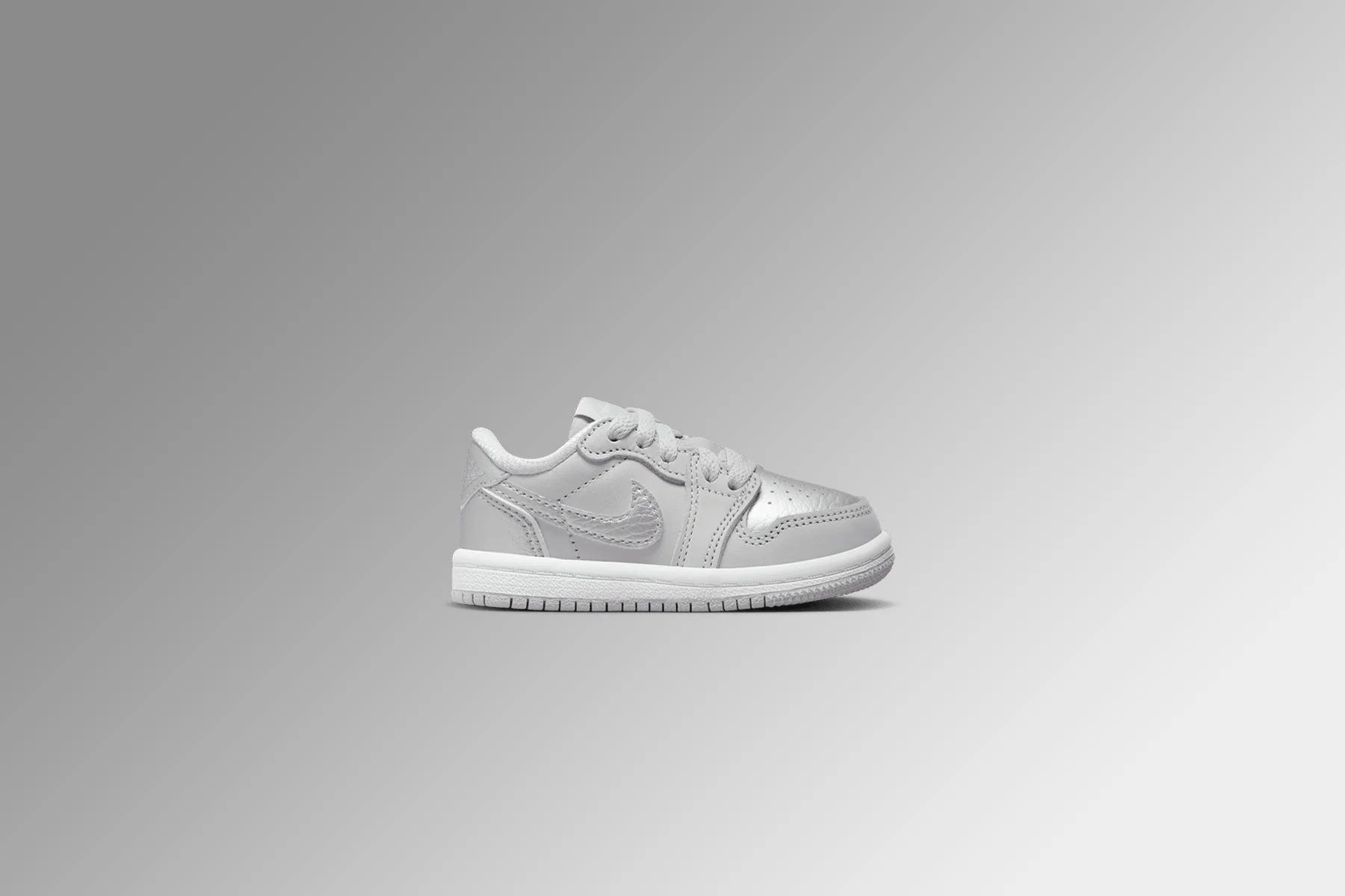 Air Jordan 1 Low OG Metallic Silver TD Neutral Grey Metallic Silver White