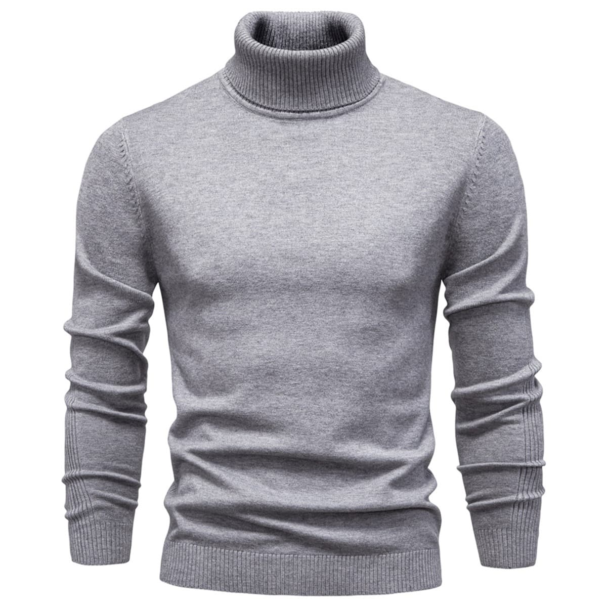 Mens Turtleneck Pullover Sweater